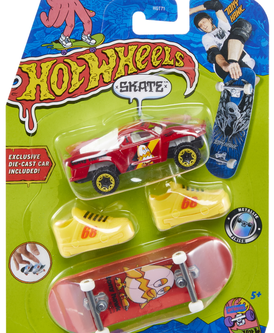 Tony Hawk partners with Hot Wheels for new finger skateboard toy line